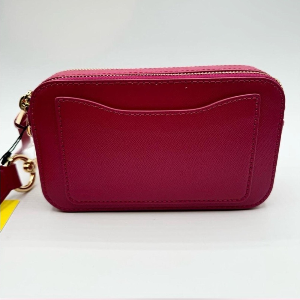 NEW Marc Jacobs Lipstick Pink Utility Snapshot Camera Crossbody Bag Purse - Picture 5 of 11
